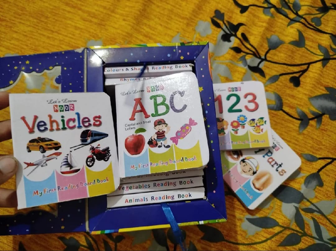 12 in 1 Little Learning Library Books for Montessori First Preschool Baby Early Learning Books for Kids